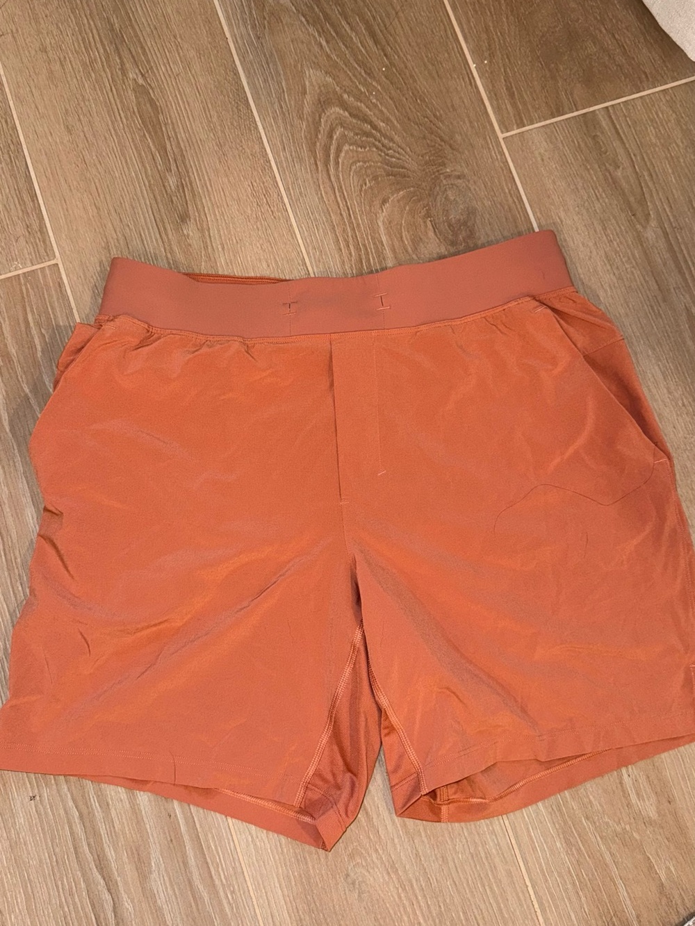 lululemon athletica Men's orange Athletic Shorts